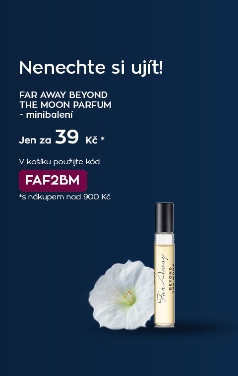 Far Away Beyond The Moon PARFUM minibalení vůně, 10 ml jen za 39 Kč s nákupem nad 900 Kč. V košíku použijte kód FAF2BM.